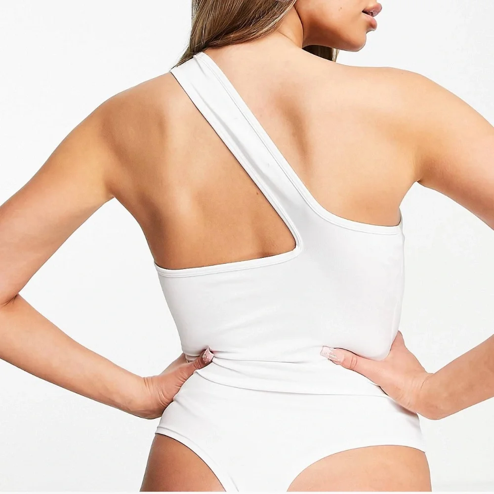 Threadbare One Shoulder Bodysuit - Picture 2 of 3